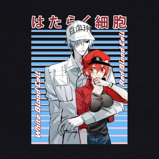 Classic Photo White & Red Blood Cell Comedy Japanese Anime by QuickMart